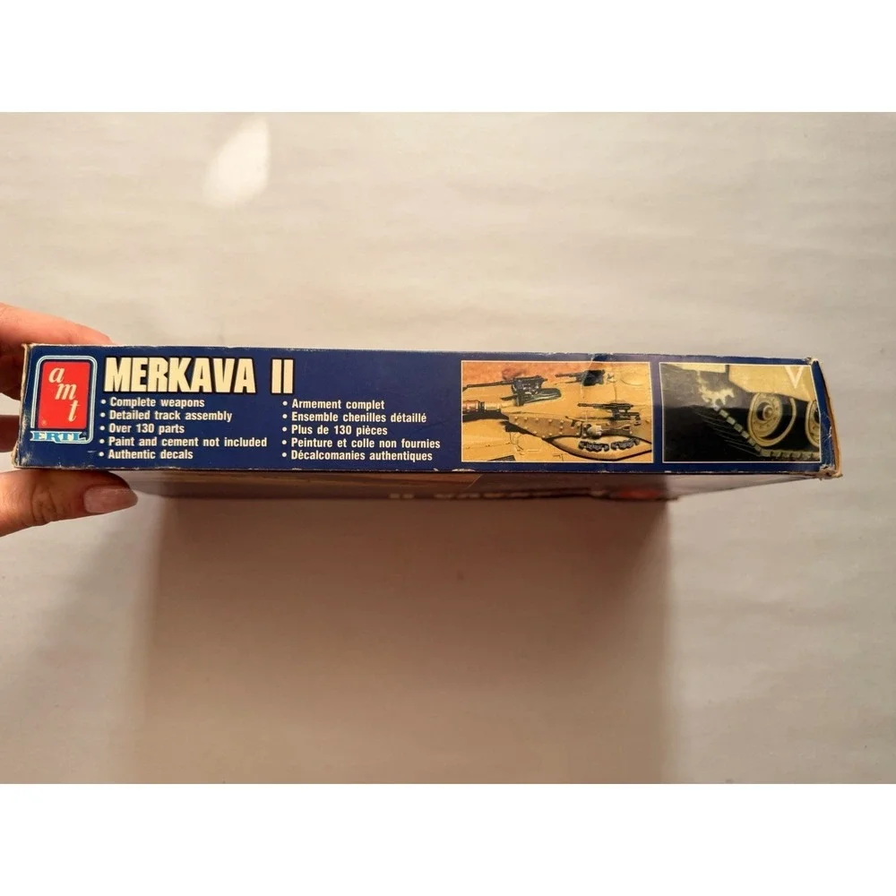 AMT ERTL Merkava II Israeli Main Battle Tank 1/72 Scale Model Kit 8641 Vintage